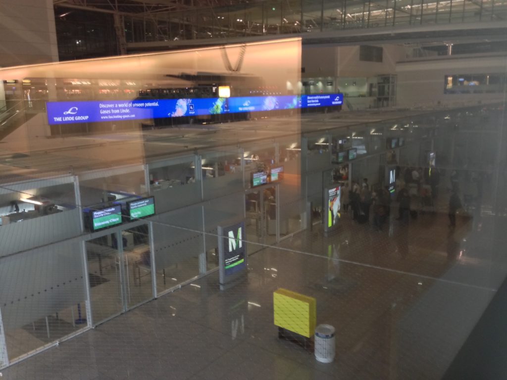 Overlooking the security checkpoint