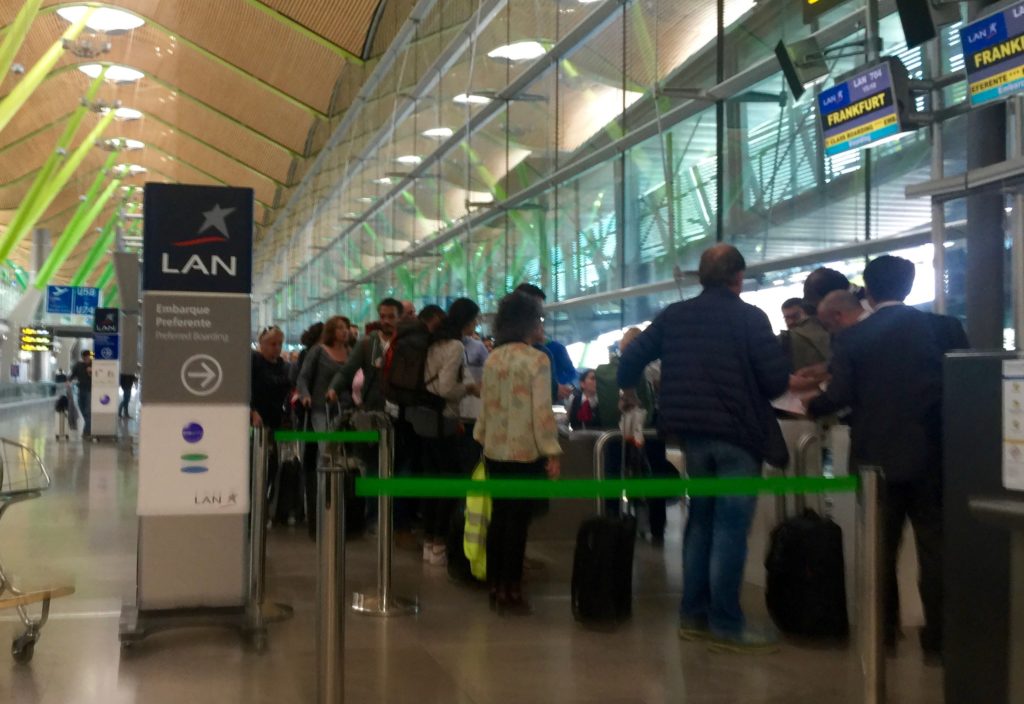 Boarding LAN MAD-FRA