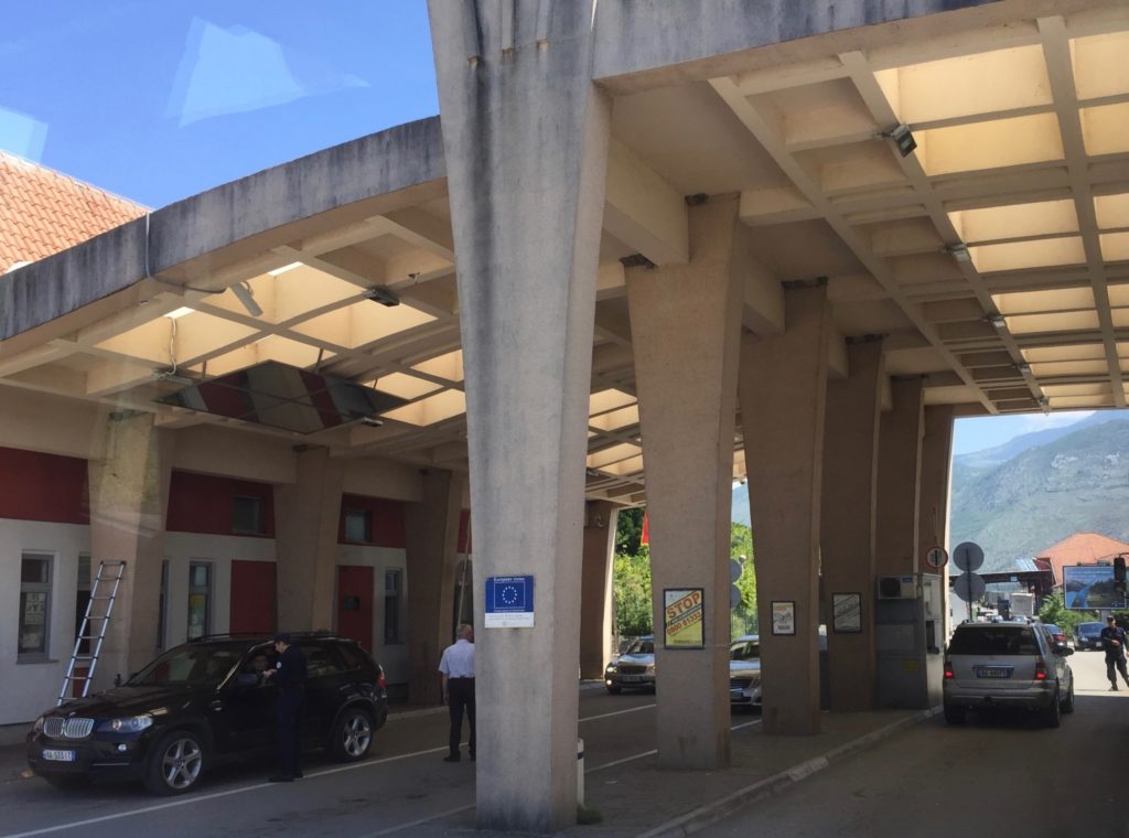 The Montenegro-Albanian Border