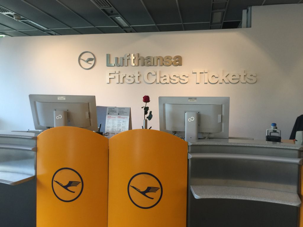 Lufthansa First Class Ticketing Frankfurt Airport