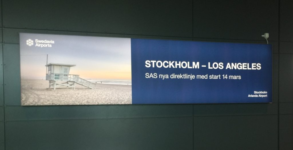 SAS Flight to LA