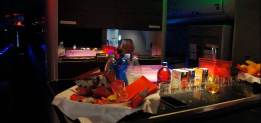Virgin Atlantic A340 Upper Class Bar
