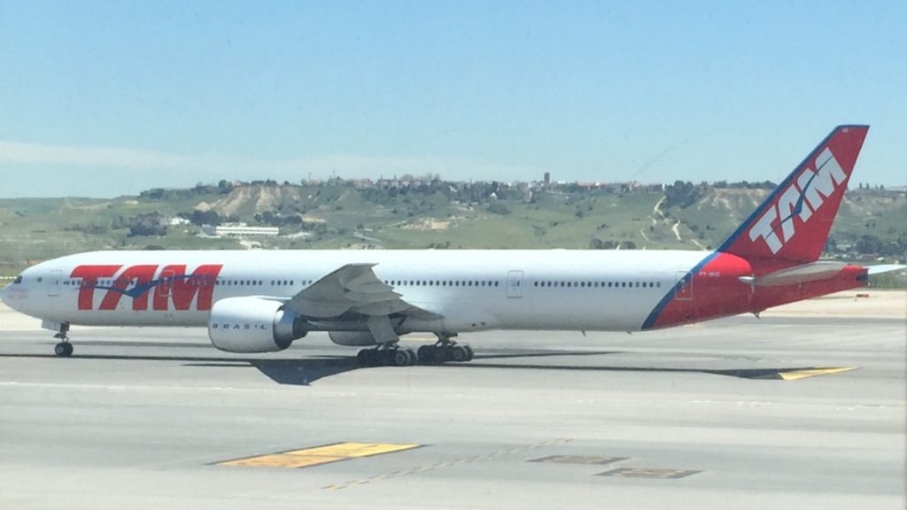 TAM B777 at Madrid